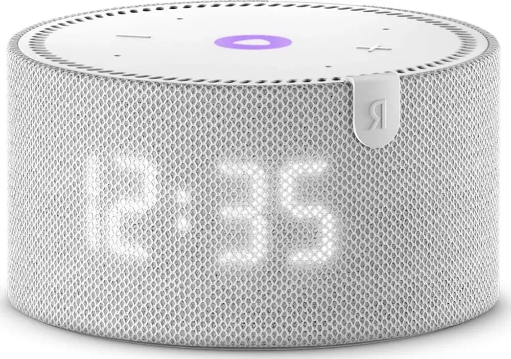 Алиса колонка Яндекс Станция YNDX-00020 Grey портативная, с часами, с Алисой на 