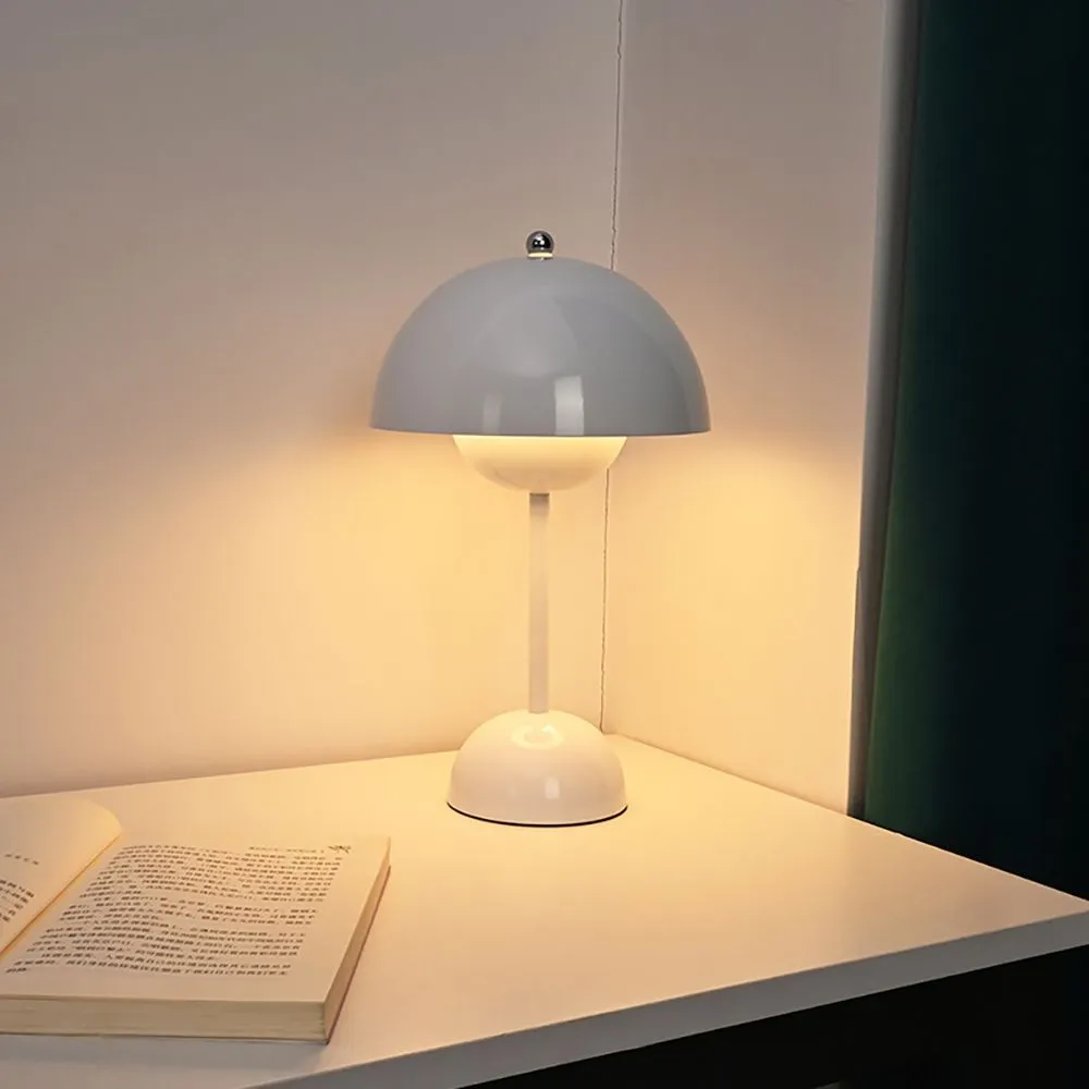 LED Беспроводная заряжаемая, легкая, кровать / гостиная бутон грибная настольная